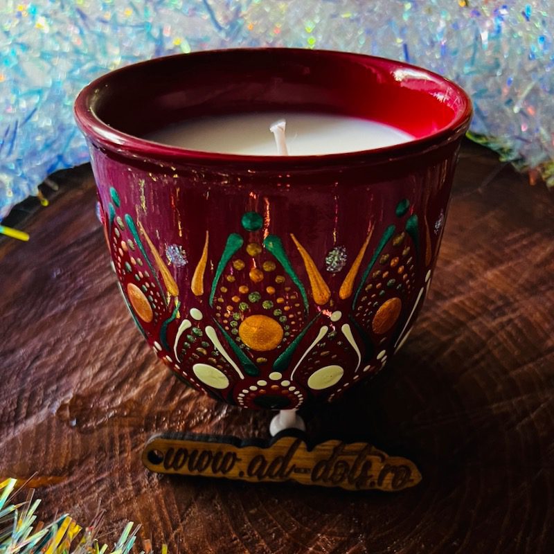 Lumanare Christmas Mandala
